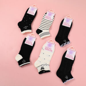 Special Offer-Stripe Polka Dot Embroidered Women's Ankle Socks-15 - Image 1