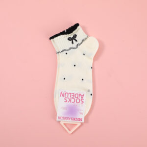Special Offer-Stripe Polka Dot Embroidered Women's Ankle Socks-15 - Image 2