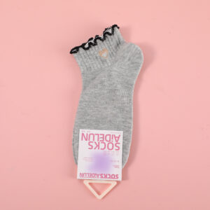 Special Offer-Lace Heart Stripe Women's Ankle Socks-13 - Image 2