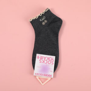 Special Offer-Lace Cherry Embroidered Women's Ankle Socks-5 - Image 2