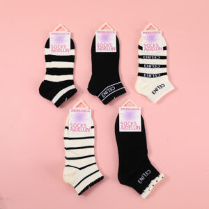 Special Offer-Polka Dot Letter Embroidered Women's Ankle Socks-17 - Image 1