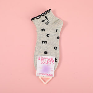 Special Offer-Lace Letter Dachshund Women's Ankle Socks-12 - Image 2