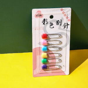 Stainless steel color pin 6pcs - Image 1