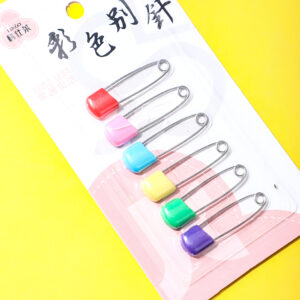 Stainless steel color pin 6pcs - Image 2