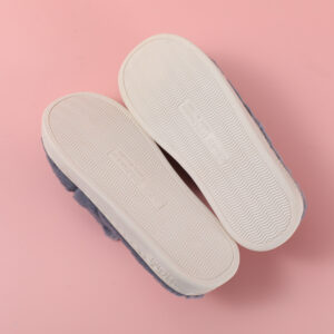 HOME Men's Cotton Slippers Gray 44–45 A910 - Image 3