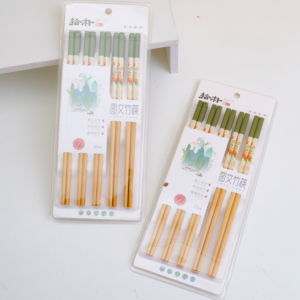8418 "Good Luck and Great Prosperity" Chopsticks 10 Pcs - Image 1