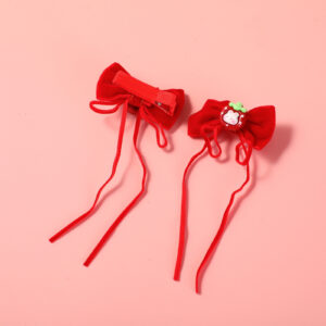 New Year Series Fabric Hair Clip - 15 - Image 3