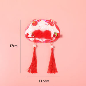 New Year Series Fabric Hair Clip - 1 - Image 2