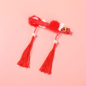 New Year Series Fabric Hair Clip - 1 - Image 3