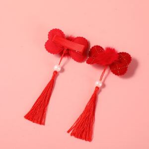 New Year Series Fabric Hair Clip - 9 - Image 3