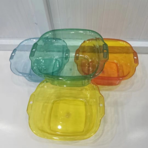 Binaural PET crystal square basin 23*9cm-2-3 - Image 1