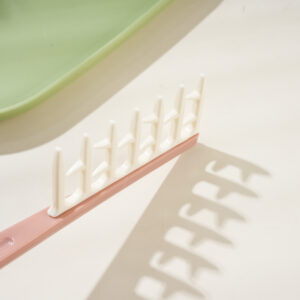 Fluffy Hair Comb - Dusty Pink - SY774-1 (Chinese and English) - Image 3