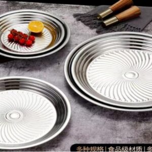 Magnetic Floral Base Plate – Classic Swirl Pattern 28cm - Image 1