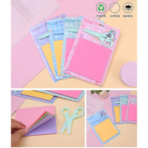 40-Page Folding Paper Set and Scissors JHN-1121 - Image 1