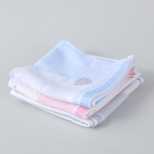 Big ear rabbit square towel 25x25-657 - Image 1