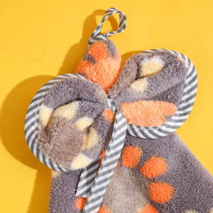 Printed bow hand towel 42*22 - Image 3