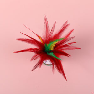 Tri-Color Feather Shuttlecock - Image 3