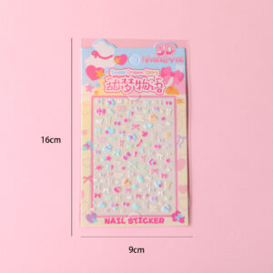 Classic Embossed Nail Stickers – Boxed - Image 2