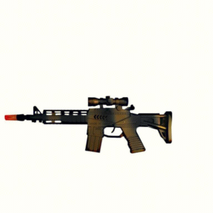 Spray-Painted Gold Flint Gun 8368C-1 - Image 1