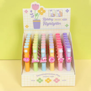 Pink Girl Massage Highlighter Pen - Image 1