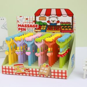 Fruit Massage Roller Gel Pen– Black - Image 1