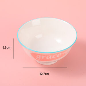 4.65 Tall "Graceful Living" Ceramic Bowl(with inner box) - Image 2
