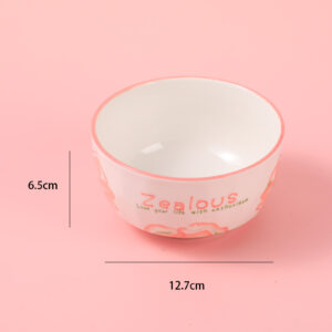 4.65 Diamond-Pattern "Lotus Blossom" Ceramic Bowl(with inner box) - Image 2