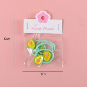 Fruit Series Children's Hair Ties 4pcs - Image 2