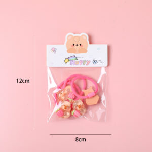 Frosted Series Children's Hair Ties 4pcs - Image 2