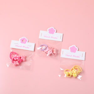Electroplated Series Children's Hair Ties 4pcs - Image 1