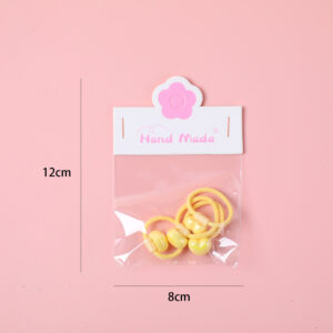 Electroplated Series Children's Hair Ties 4pcs - Image 2