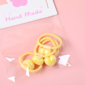 Electroplated Series Children's Hair Ties 4pcs - Image 3