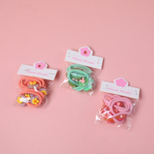 Cartoon Series Children's Hair Ties 6pcs-2 - Image 1