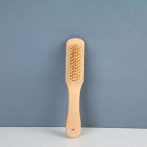 Solid wood soft wool shoe brush - Image 2
