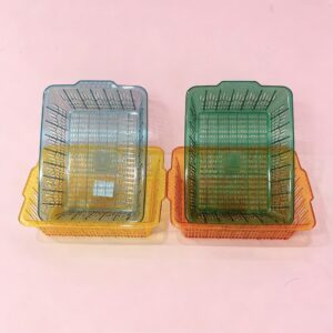 Crystal square storage basket 6-12 - Image 1