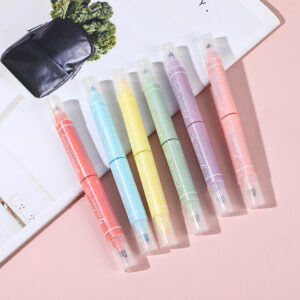 Triangle double head floral highlighter - sky blue(1 PC) - Image 4