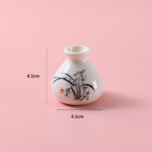 Porcelain Willow Vase Floral Teacup (with inner box) 50ml - Image 2