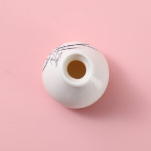Porcelain Willow Vase Floral Teacup (with inner box) 50ml - Image 3