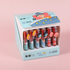 9046-Good night 6-color ballpoint pen(1 PC) - Image 1