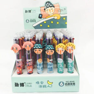 9046-Good night 6-color ballpoint pen(1 PC) - Image 4