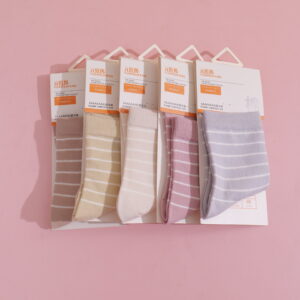 Striped Women's Mid-Calf Socks 660A-7 - Image 2