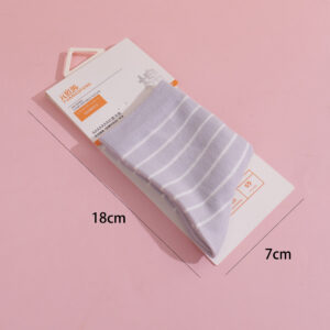 Striped Women's Mid-Calf Socks 660A-7 - Image 3