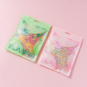 Colorful Bagged Hair Ties -1169 - Image 1