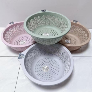 Fish Scale Pattern Basket – 7003 - Image 1