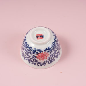 Vintage Small Teacup – Entwined Lotus (with inner box) 50ml - Image 3