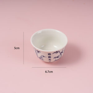 Bamboo Joint Vintage Teacup (with inner box) 50ml - Image 2