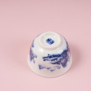 Vintage Small Teacup – A Thousand Miles of Rivers and Mountains (with inner box) 50ml - Image 3