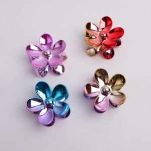 Electroplated Five-Flower Claw Clip - Image 1
