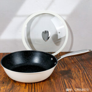 34cm Maple Leaf Ice Flame Threaded Wok - Image 4