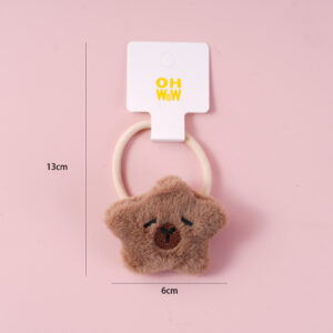 Coffee Star Plush Hair Tie - Image 2